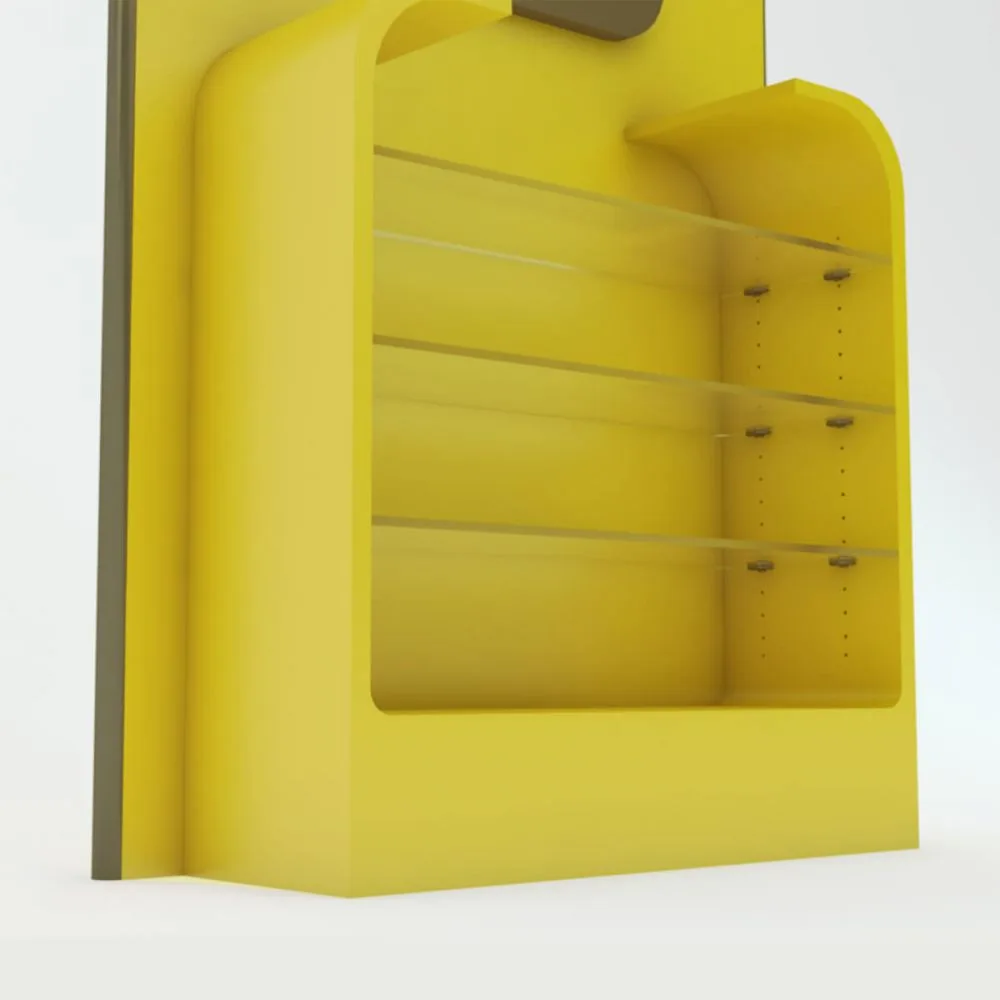 Customized phone display stand design mall cabinet display for sale — view 4