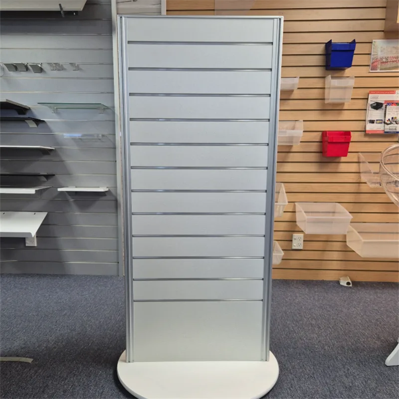 Customized rotating display stand metal stand with hook — view 4