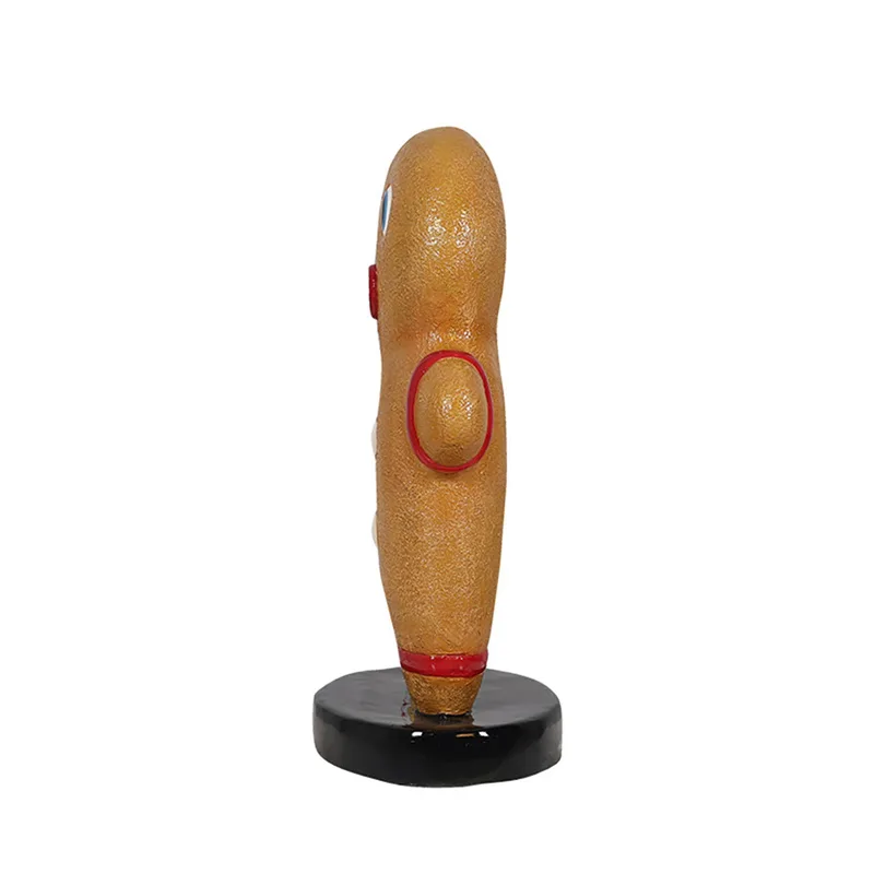Cute Christmas Gingerbread Man Candy Cane Display Props Candy shop Display — view 3