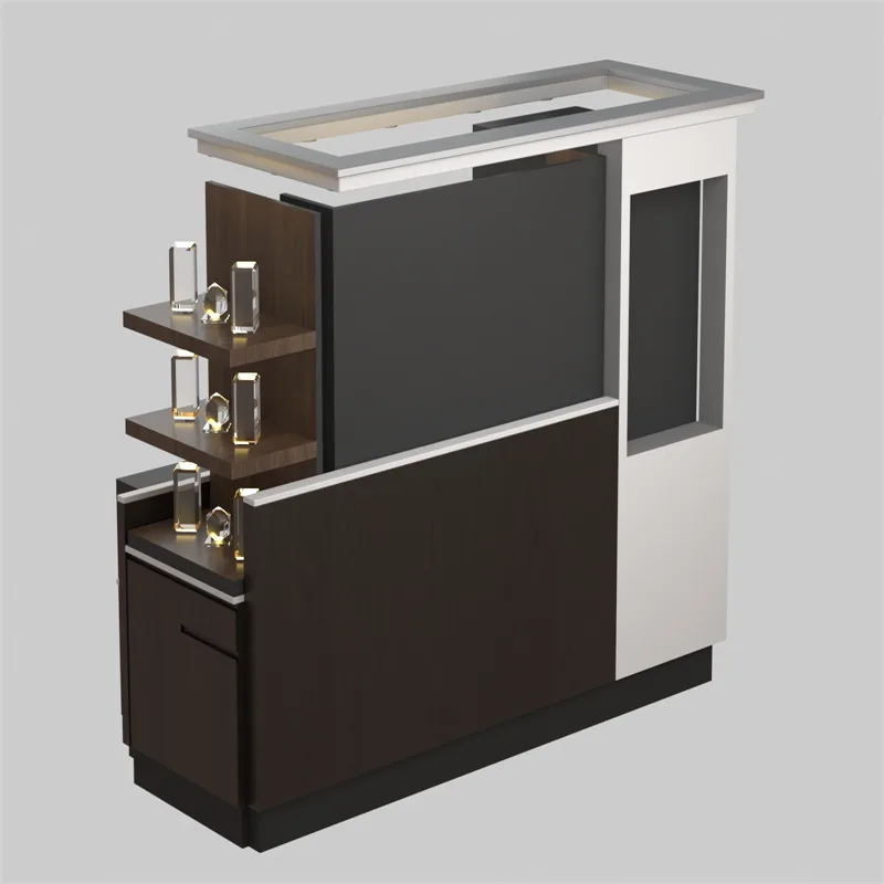 Delicate crystal display counter design for jewelry shop display — view 4