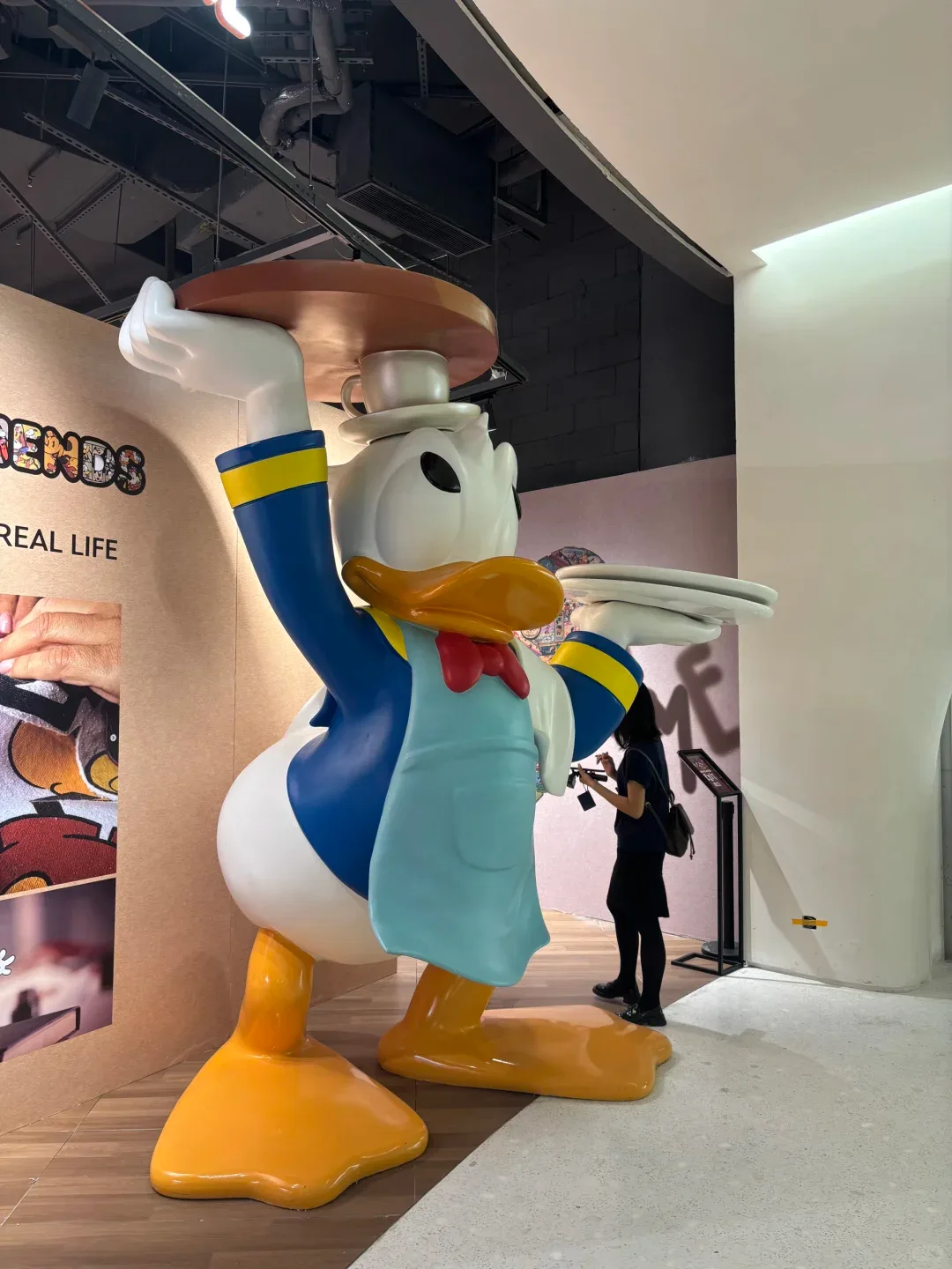 Donald Duck Sculpture Side Table for Display & Decor — view 2