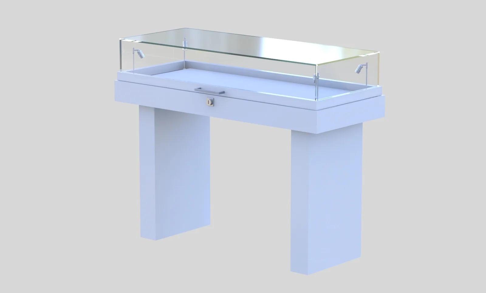 Elegant Jewelry Display Showcase Design Open Cover Jewelry Display Showcase on Sale — view 4