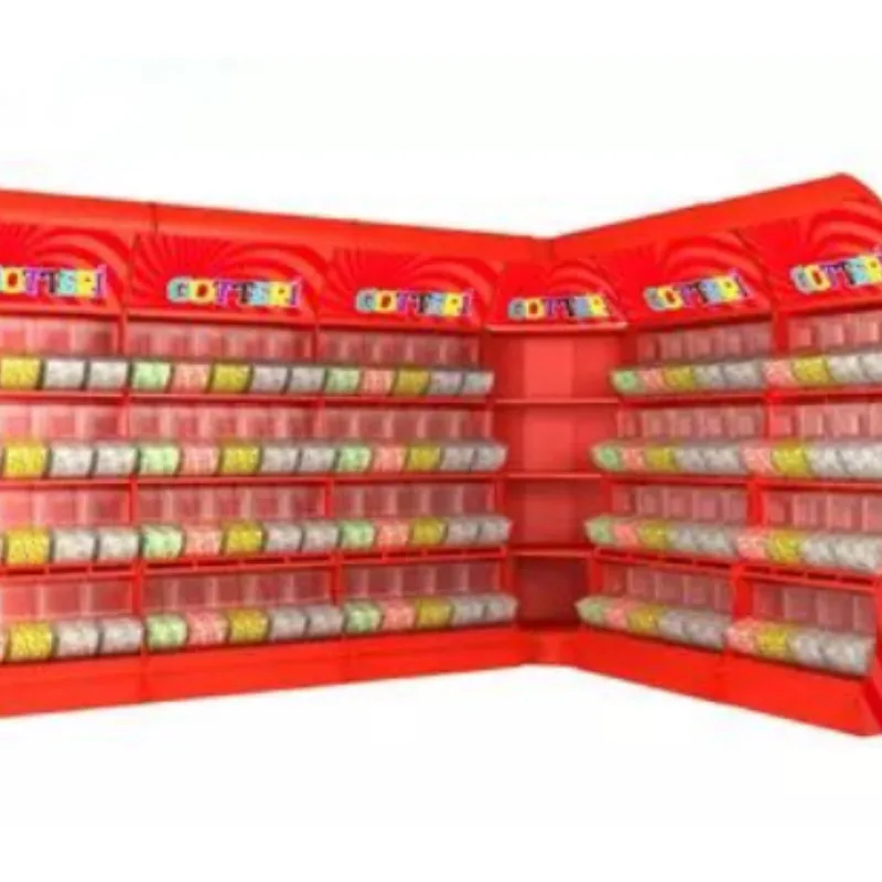 Eye-catching candy combination wall cabinet with MDF custom oversized snack space — view 4