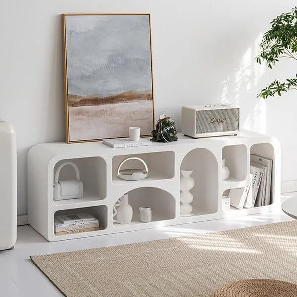 Fashion art furniture & white hollow retail display stand for sale — view 3