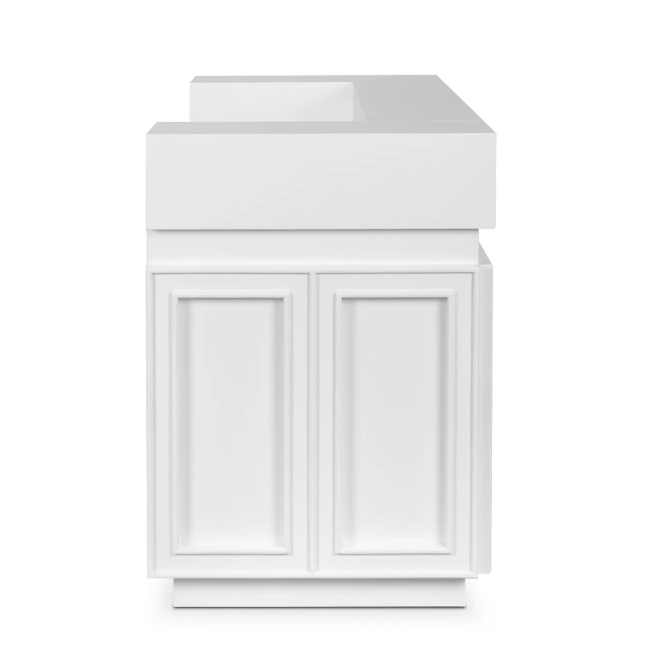 Fashion baking painting office reception desk customized consultation service desk — view 3
