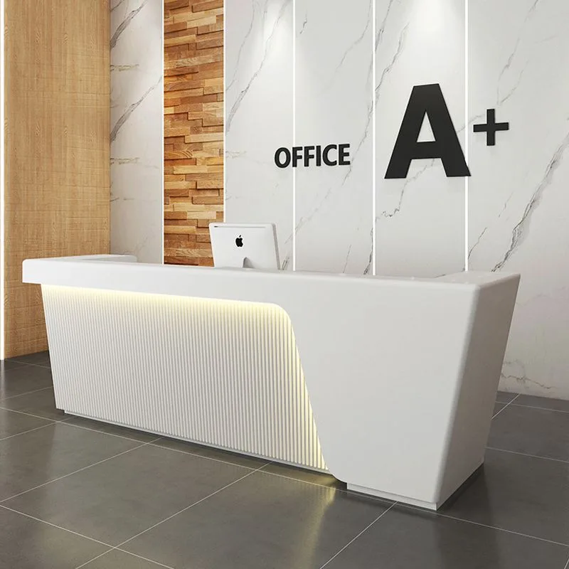 Fashion Customized Hair Salon Reception Desk in Hot Sale — view 4