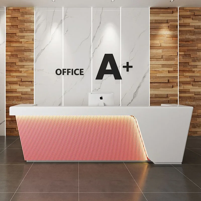 Fashion Customized Hair Salon Reception Desk in Hot Sale — view 3