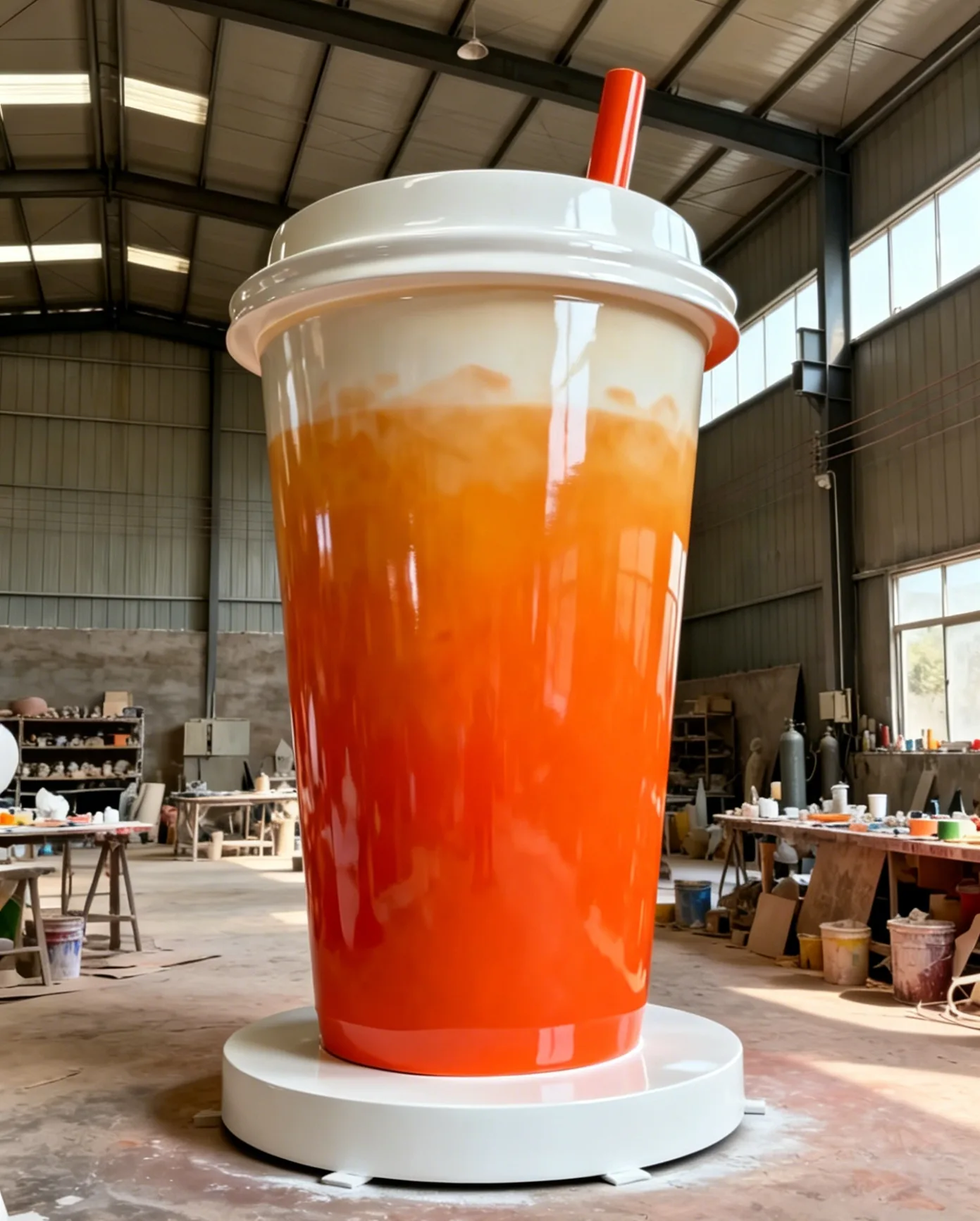 Fiberglass Bubble Tea Sculptures That Stop Foot Traffic Cold — view 4