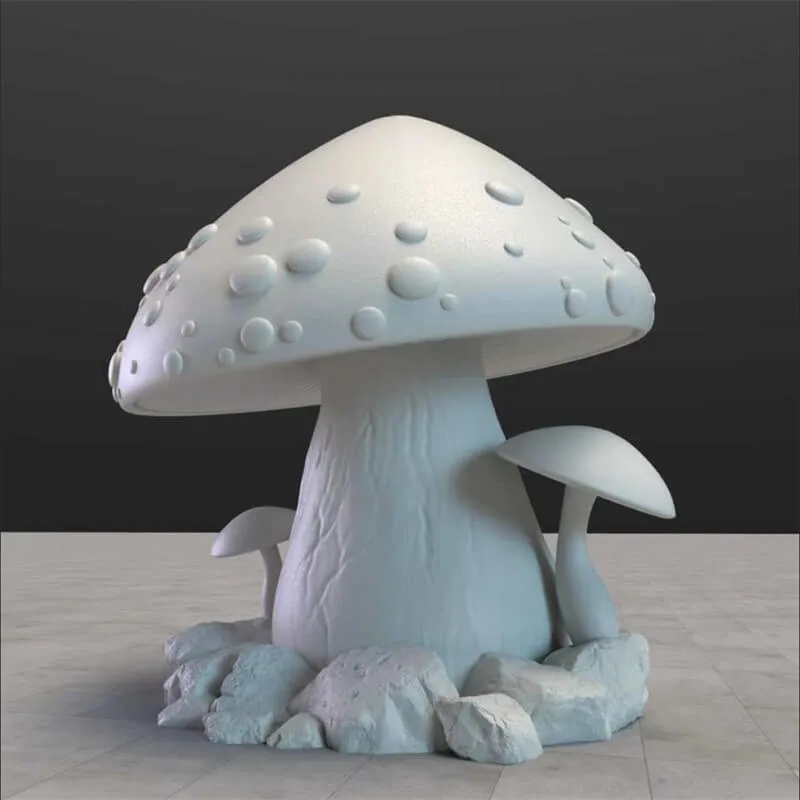 Fiberglass Fairy‑Tale Mushroom House Sculpture | Viral Outdoor Check‑in Mushroom Sculpture, Custom Landscape Decor for Yards and Malls — view 4