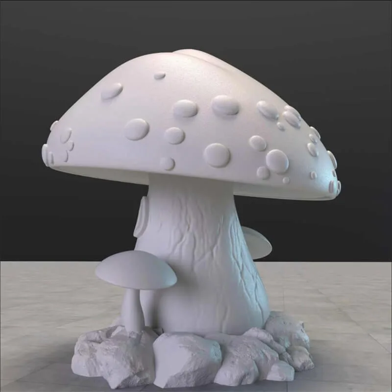 Fiberglass Fairy‑Tale Mushroom House Sculpture | Viral Outdoor Check‑in Mushroom Sculpture, Custom Landscape Decor for Yards and Malls — view 3
