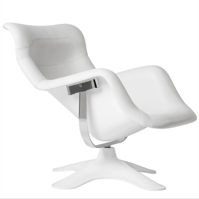 Fiberglass Space Chair | Modern Streamlined Chair in Many Colors for Home & Commercial Leisure Areas — view 3