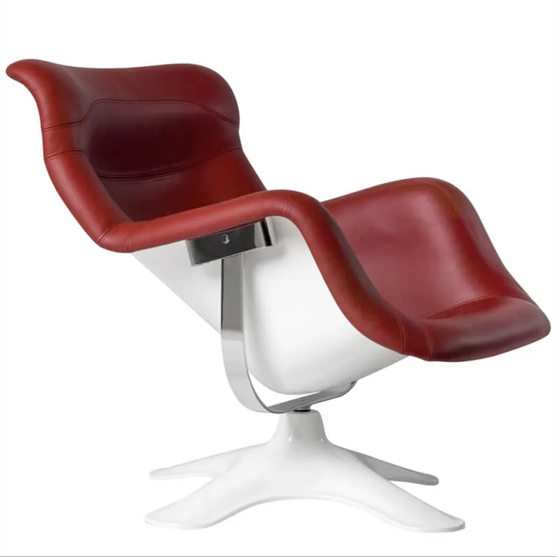 Fiberglass Space Chair | Modern Streamlined Chair in Many Colors for Home & Commercial Leisure Areas — view 2