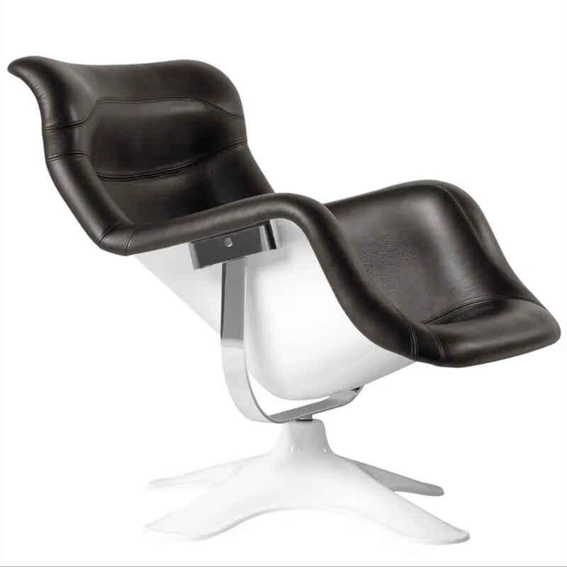 Fiberglass Space Chair | Modern Streamlined Chair in Many Colors for Home & Commercial Leisure Areas — view 4