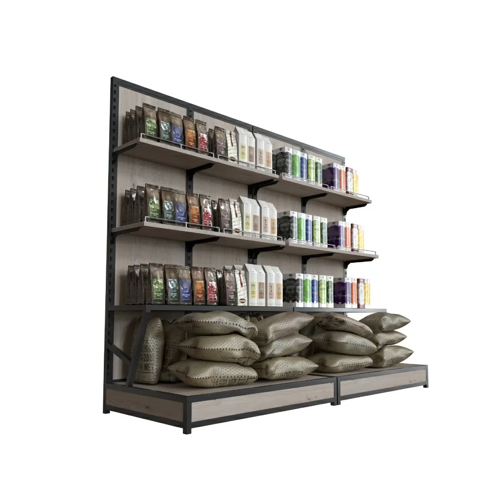 Floor Standing Rice & Grain Display Shelving – Heavy Duty Retail Storage for Supermarkets, Grocery Stores & Bulk Food Shops — view 5