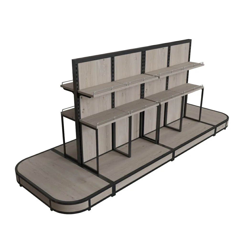 Floor Standing Rice & Grain Display Shelving – Heavy Duty Retail Storage for Supermarkets, Grocery Stores & Bulk Food Shops — view 3