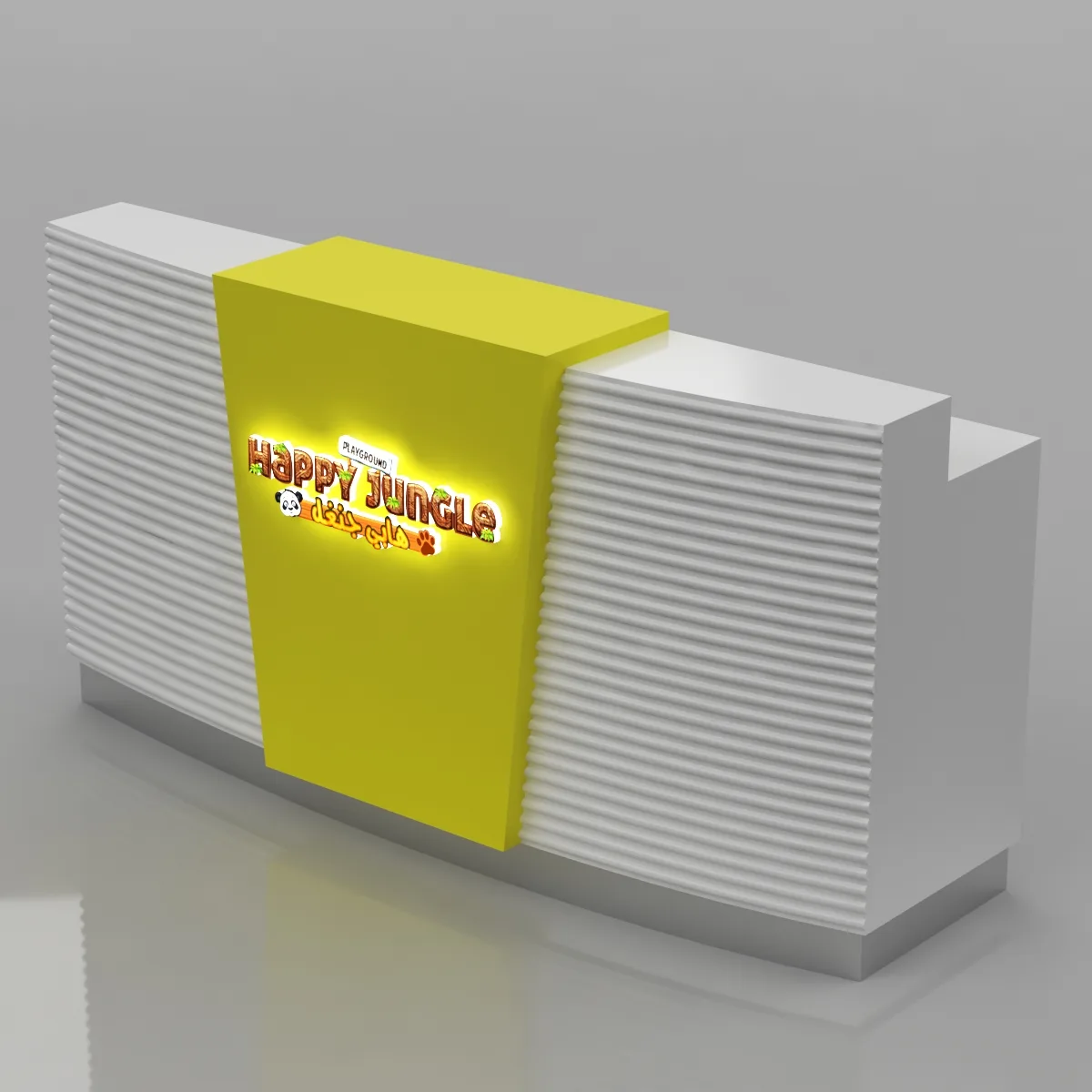 Fresh and stylish cash reception desk custom office table for sale — view 3