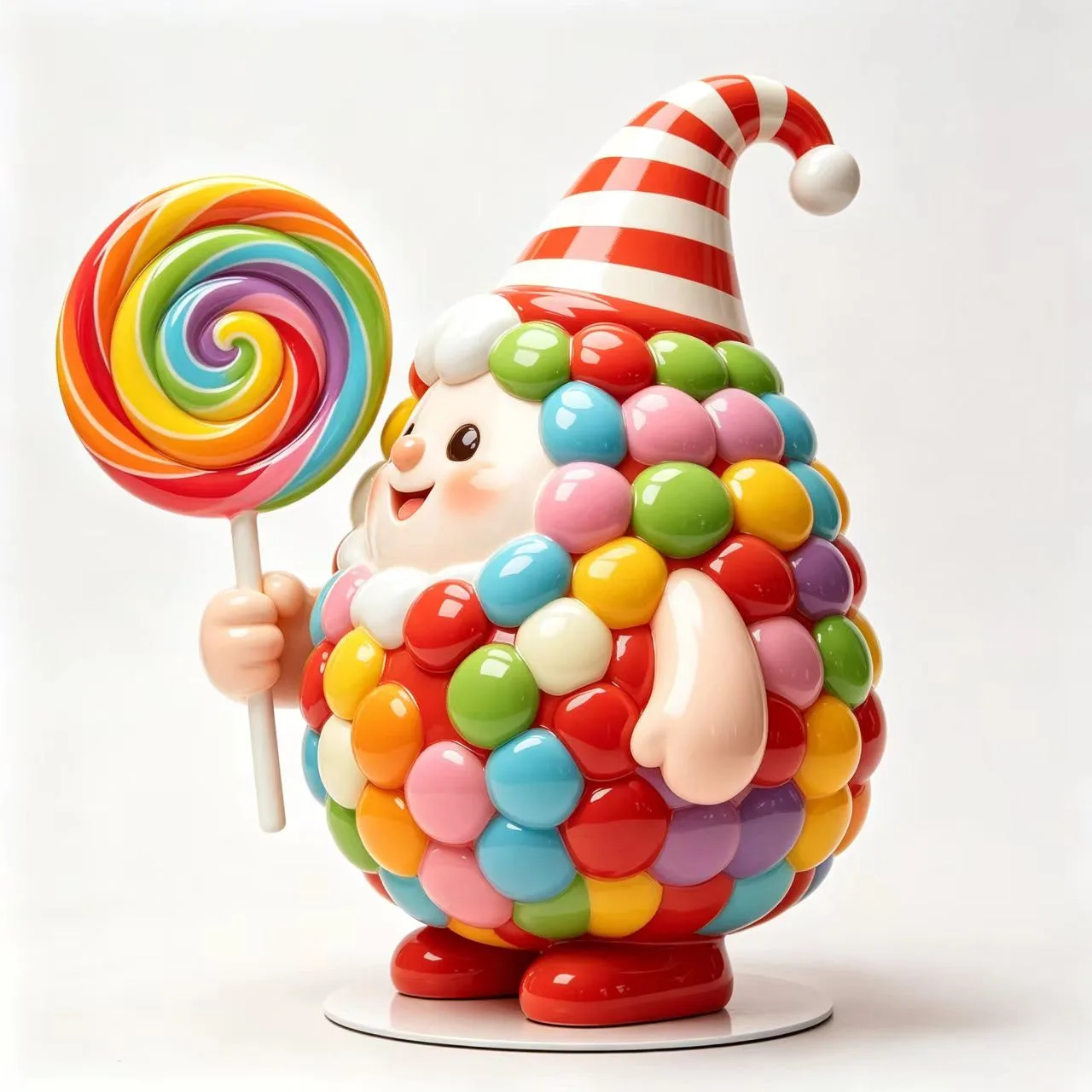 FRP Candy Elf Sculpture — Mall Photo Display Decor — view 2
