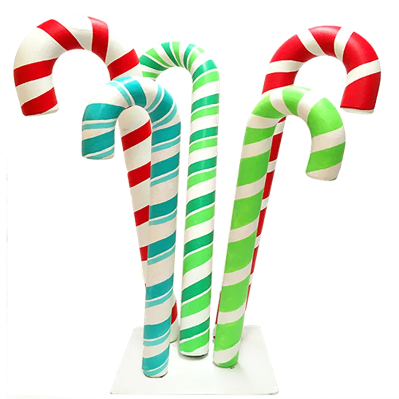 Giant candy cane kids favorite display prop candy shop showcase Christmas decorations on sale — view 3