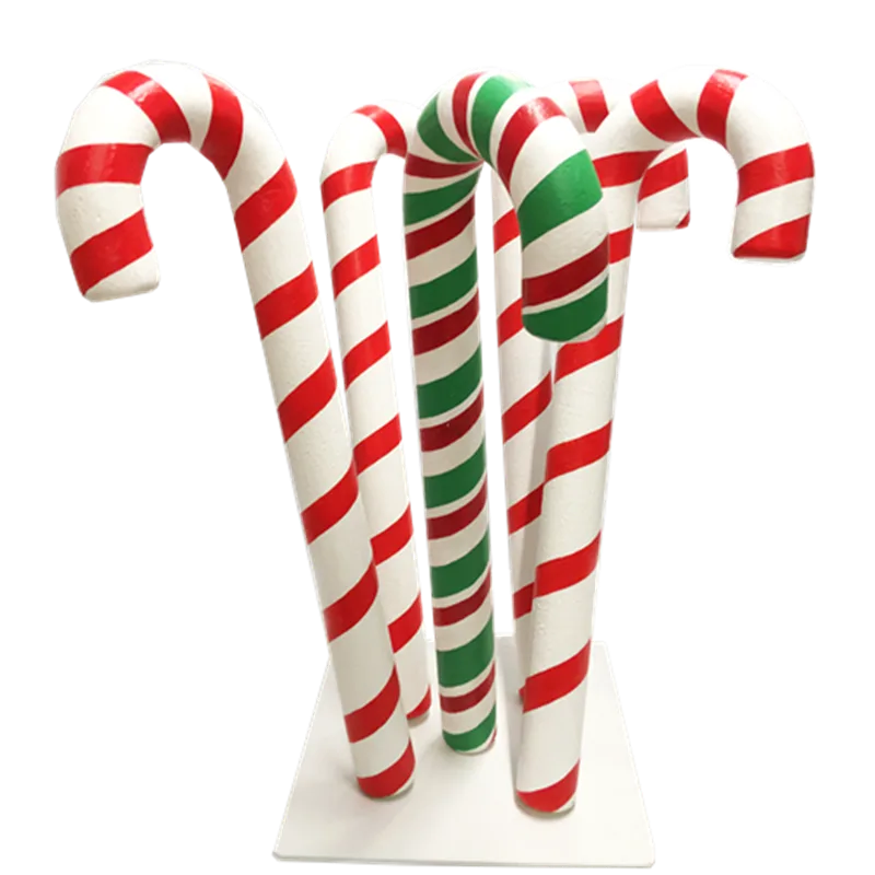 Giant candy cane kids favorite display prop candy shop showcase Christmas decorations on sale — view 2