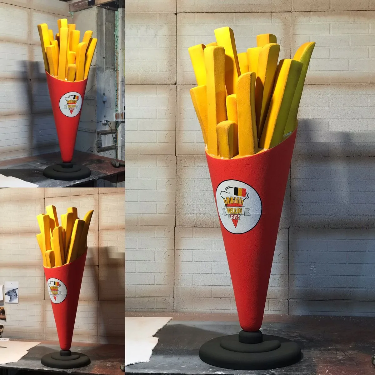 Giant Chips Fiberglass Sculpture for Food Shops & Festivals
