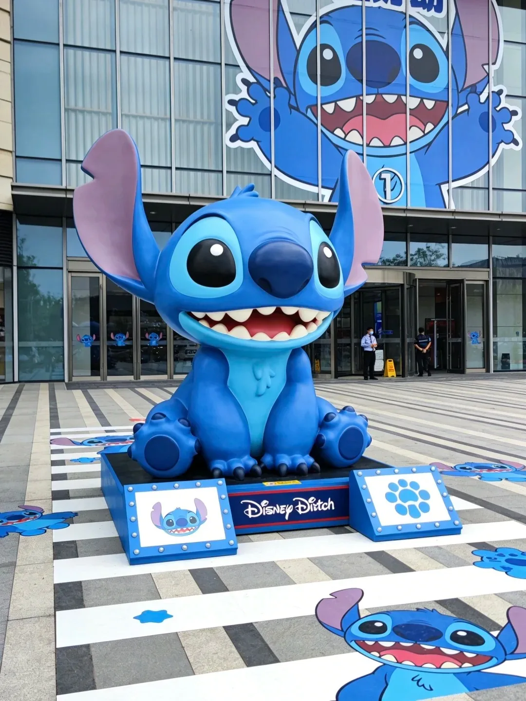 Giant Disney Stitch Fiberglass Sculpture for Malls, Theme Parks & Pop-Up Events | Life-Size Cartoon Character Display with Custom Branding — view 3