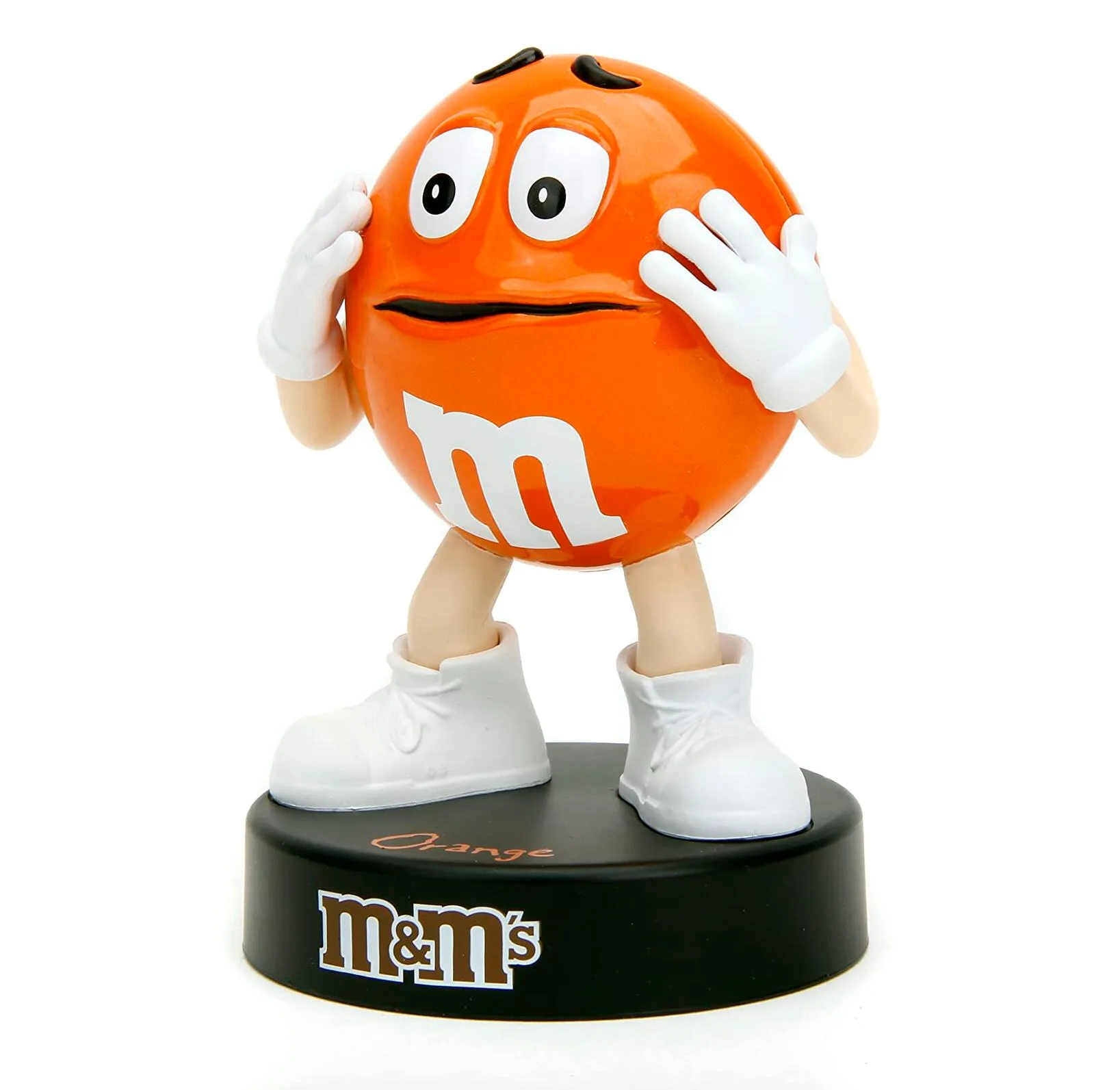Giant Orange M&M Candy Character Fiberglass Sculpture for sale — product detail 1