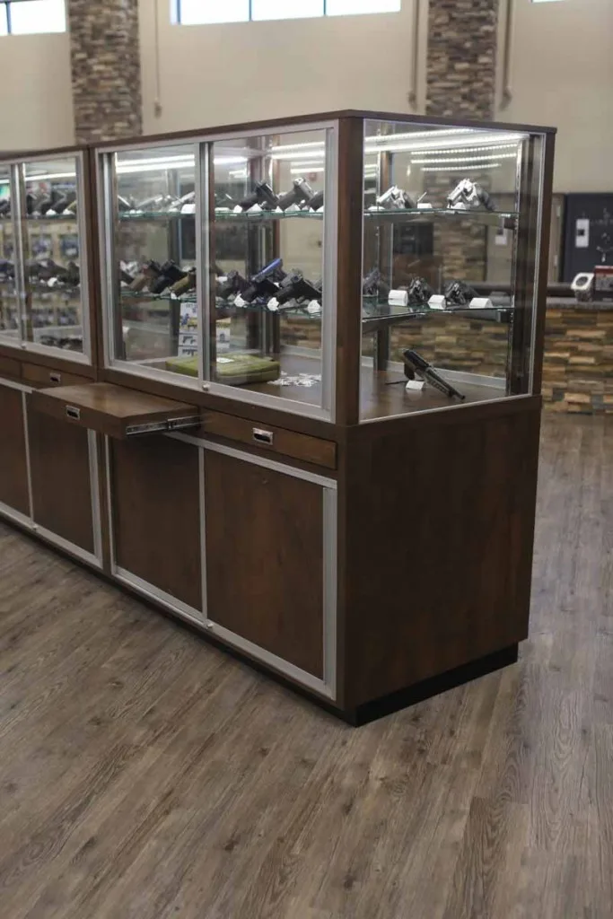 Gun/Rifle display showcases&cabinet with tempered glass on sale — view 3