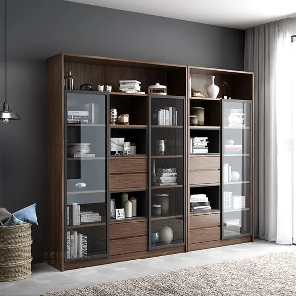 High end and minimalist bookshelf Dust-proof bookshelf for storage in the study room — view 6