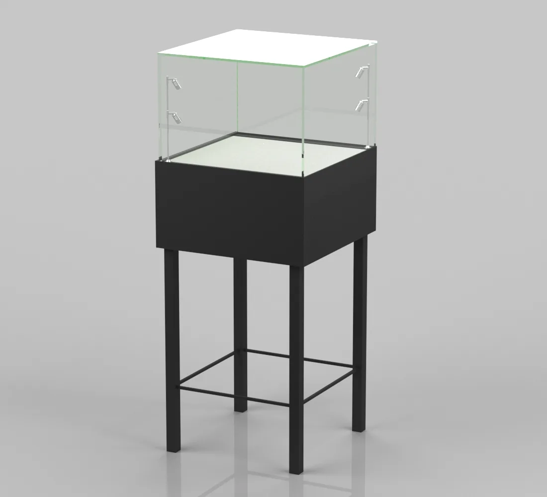 High-end Black Jewelry Display Showcase Popular Jewelry Display Stand — view 3