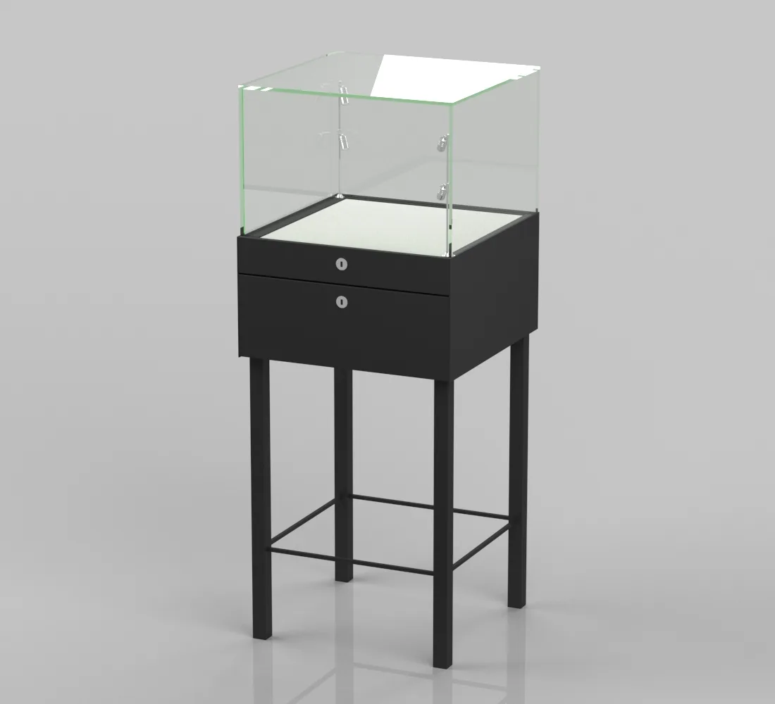 High-end Black Jewelry Display Showcase Popular Jewelry Display Stand — view 2