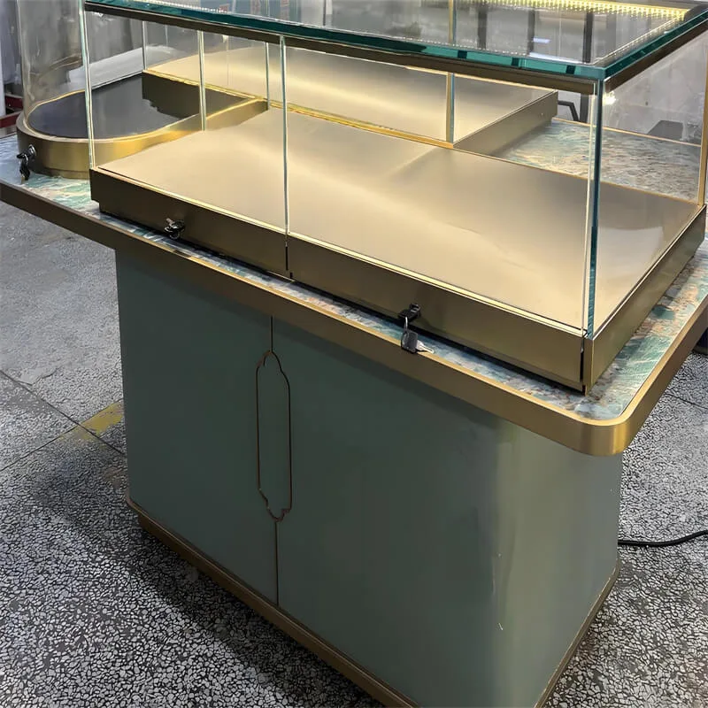 High-End Jewelry Display Showcase with Tempered Glass — view 3
