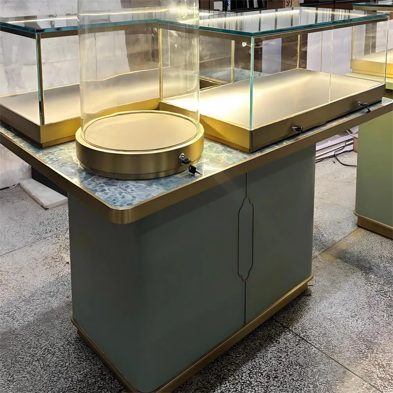 High-End Jewelry Display Showcase with Tempered Glass — view 2