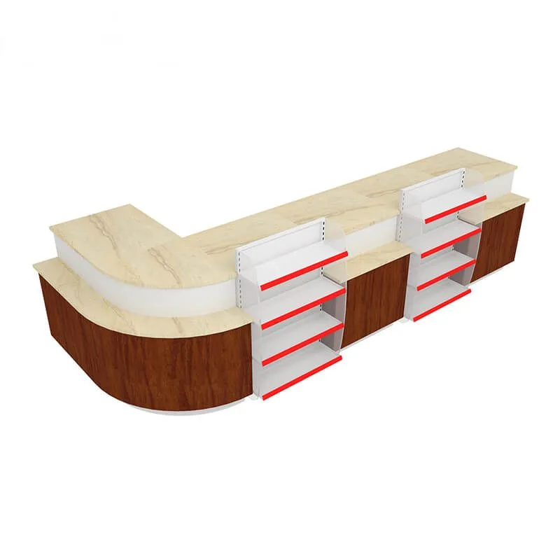 High end reception counters and store checkout counters for sale — view 4