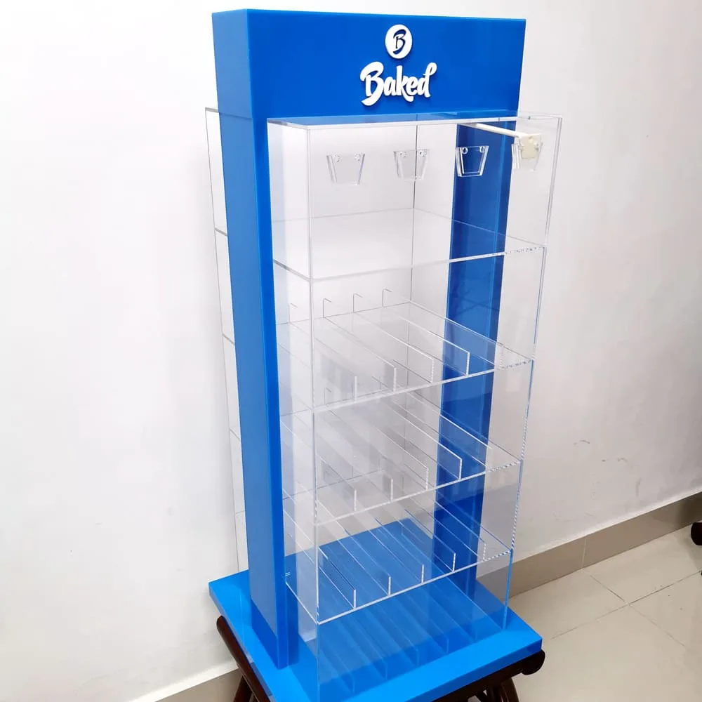 High-quality vape display rack cigarette shop furniture display — view 4