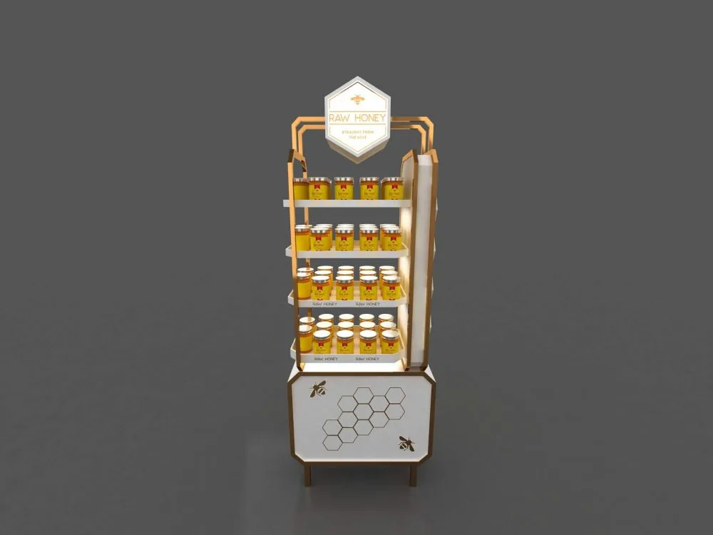 Honey display rack Retail display stand for sale — view 4