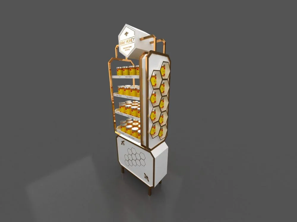 Honey display rack Retail display stand for sale — view 3
