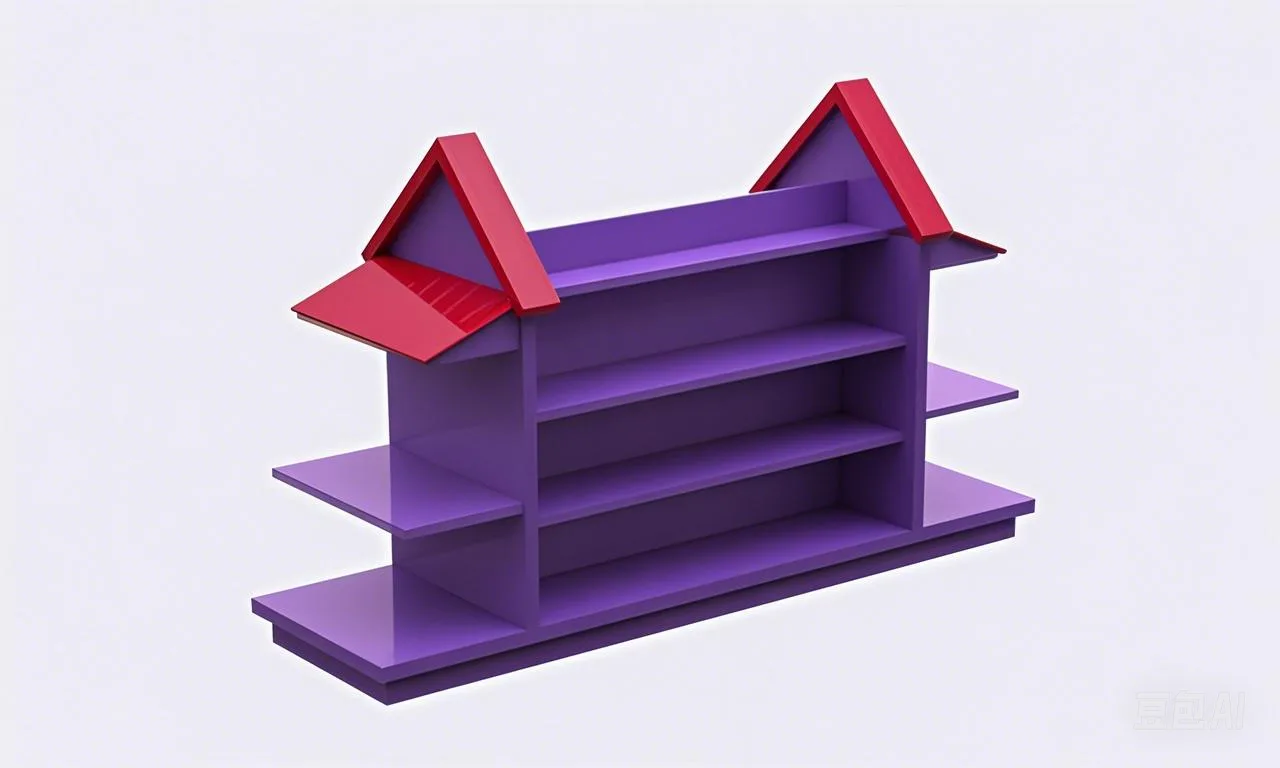 House-shaped Candy Display Rack Multi-layer Candy Display Rack on Sale — view 3
