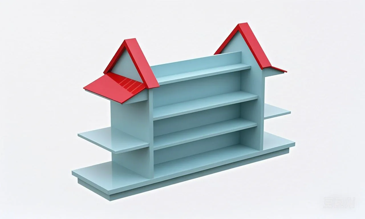 House-shaped Candy Display Rack Multi-layer Candy Display Rack on Sale — view 5