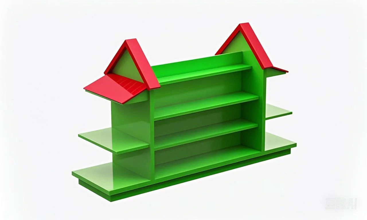 House-shaped Candy Display Rack Multi-layer Candy Display Rack on Sale — view 4
