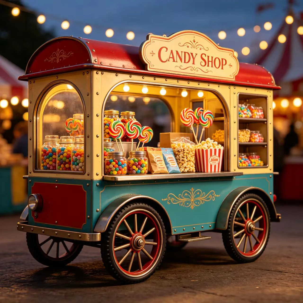 How Does Vintage Mobile Dessert Kiosk Boost Your Market Sales? — view 4