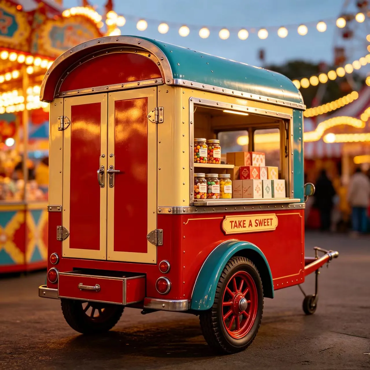 How Does Vintage Mobile Dessert Kiosk Boost Your Market Sales? — view 3