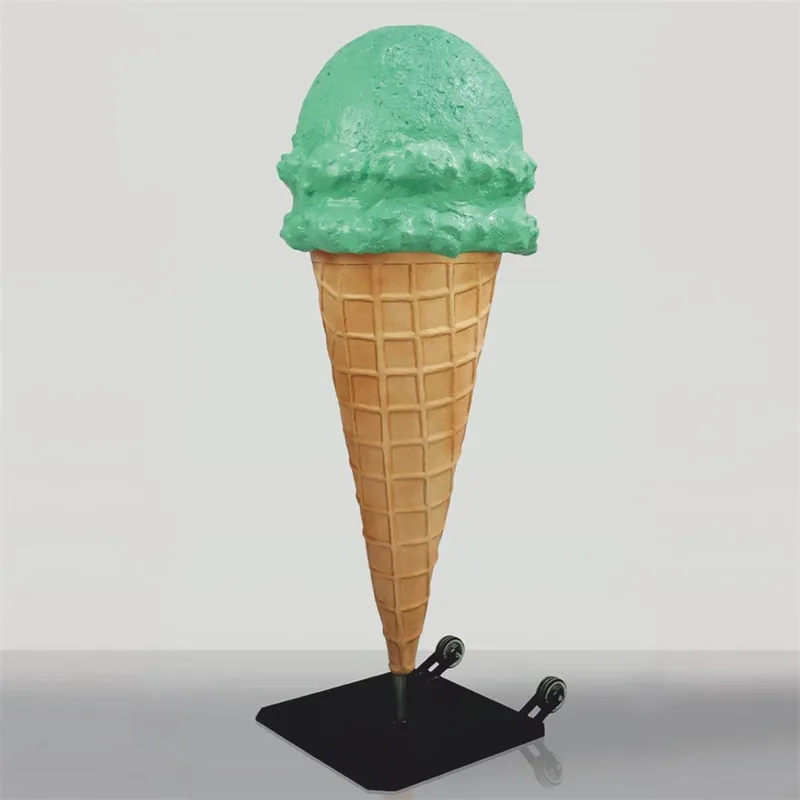 Ice cream cone props ice cream shop decoration custom fiberglass products — view 2
