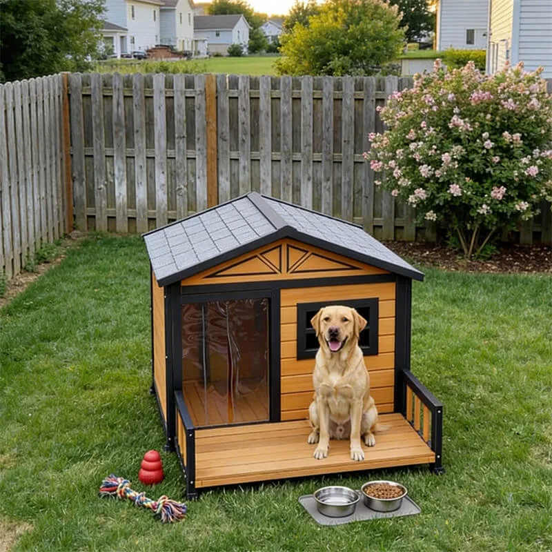 Indoor-Outdoor Medium Dog House – Waterproof & Versatile