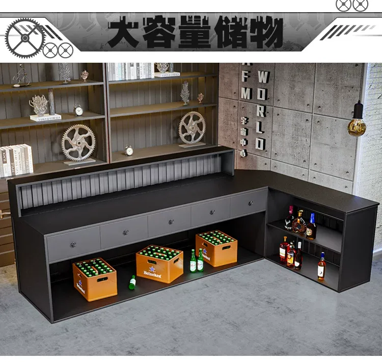 Industrial Vintage Bar & Reception Counter | Product Introduction — view 3