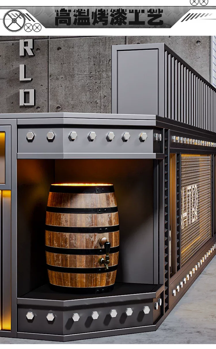 Industrial Vintage Bar & Reception Counter | Product Introduction — view 7