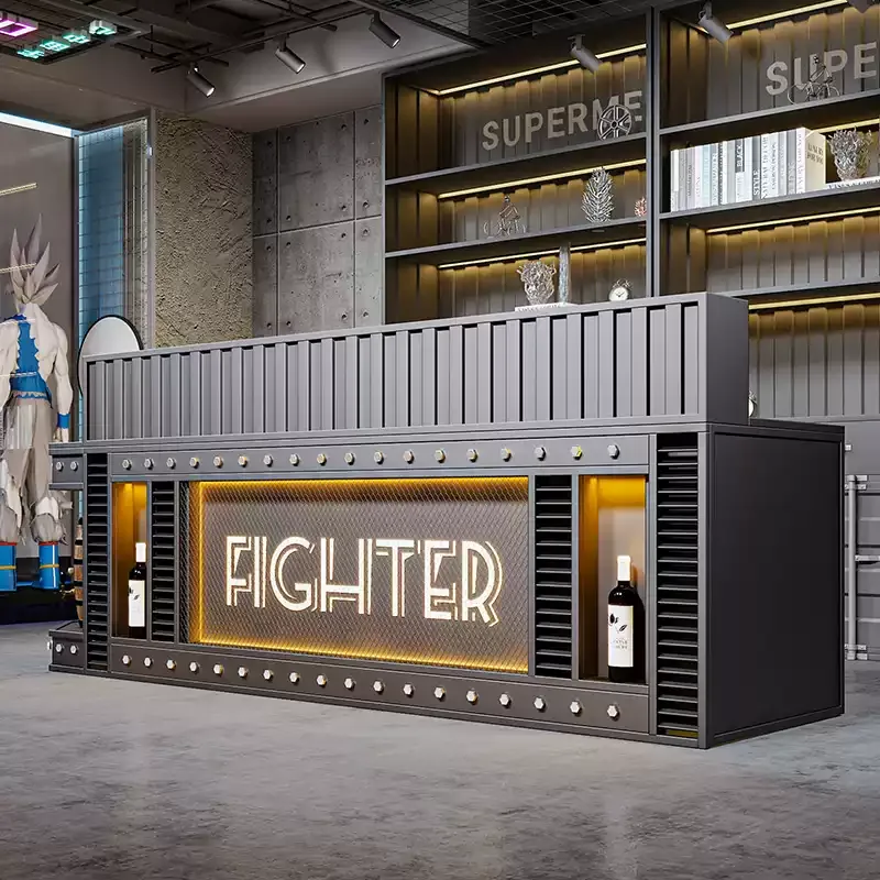 Industrial Vintage Bar & Reception Counter | Product Introduction — view 6