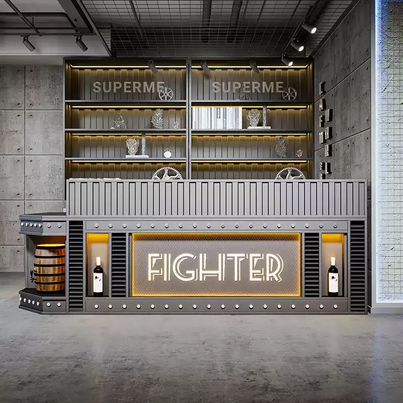 Industrial Vintage Bar & Reception Counter | Product Introduction — view 8