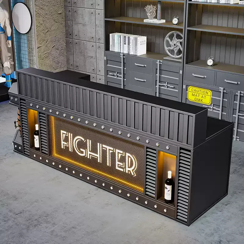Industrial Vintage Bar & Reception Counter | Product Introduction — view 5
