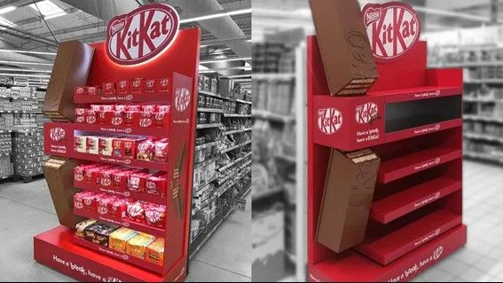 KitKat Brand Giant Chocolate Bar Themed Floor Standing Promotional Display Stand