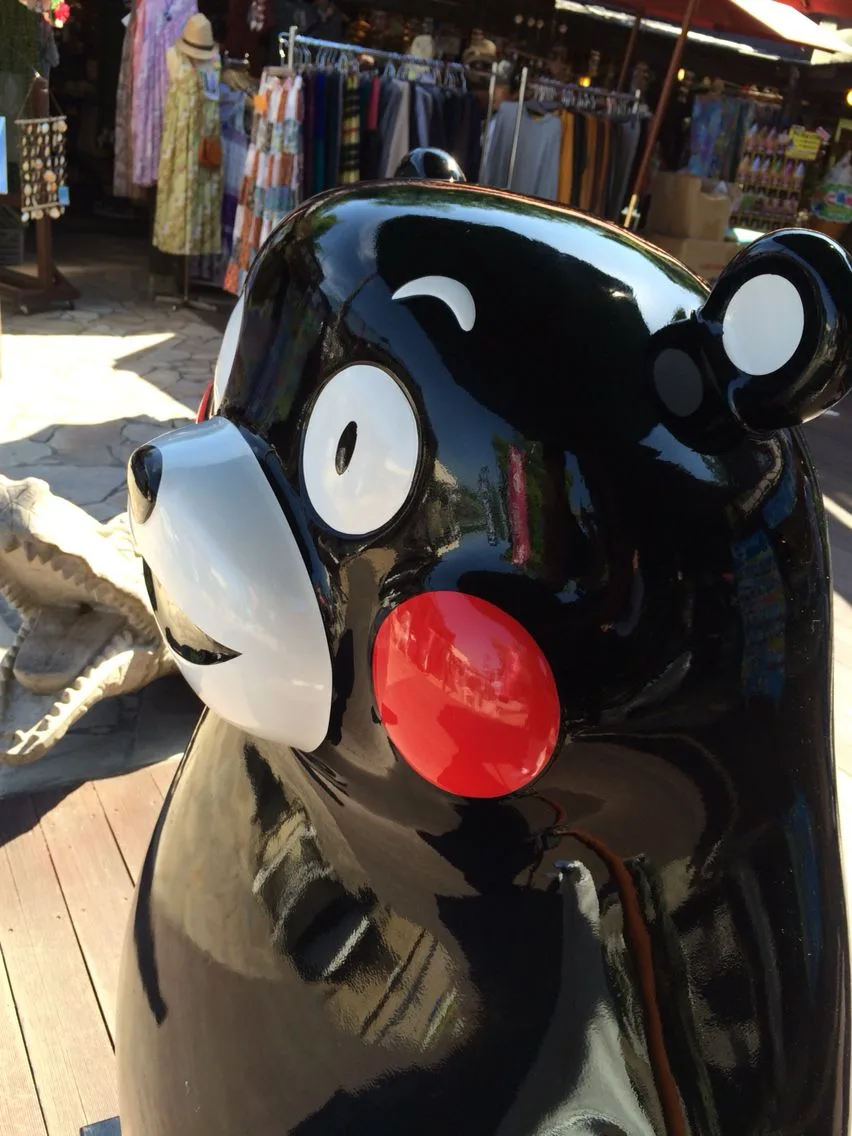 Kumamon FRP Mascot Sculpture for Mall Storefront & Tourism Attraction Decor — view 3